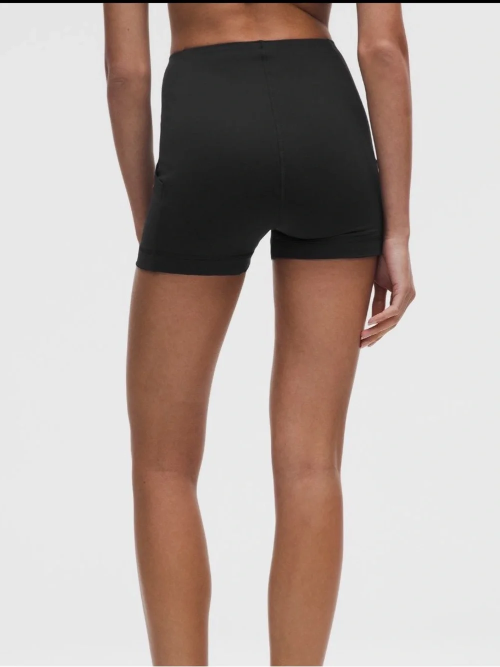 NWT Lululemon High-Rise Black Tennis Layering Active Bike Shorts